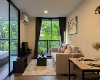 เฟล็กซี่ สาทร - เจริญนคร / ขนาด : 32 ตร.ม.  1 ห้องนอน + 1 ห้องนั่งเล่น-1