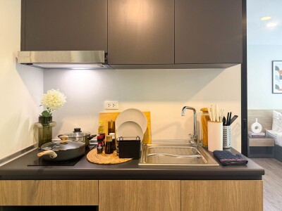 เฟล็กซี่ สาทร - เจริญนคร / ขนาด : 32 ตร.ม.  1 ห้องนอน + 1 ห้องนั่งเล่น-8