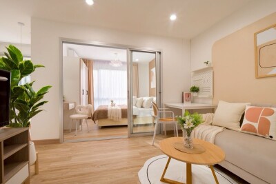 เอ พลัส 2 รัตนาธิเบศร์ / แบบ 1 ห้องนอน 1 ห้องน้ำ  ชั้น 2  ขนาด 29.23 ตร.ม.