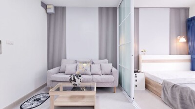 พลัมคอนโด ลาดพร้าว 101 / 🛏 ห้องขนาด 23 ตร.ม. ✅ 1 ห้องนอน ✅ 1 ห้องนั่งเล่น-1