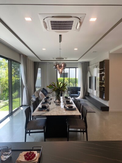 มัณฑนา บางนา กม.15 / 🏠 พื้นที่ใช้สอย: 283 ตร.ม. 🔝 จำนวนชั้น: 2 ชั้น-6