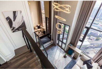 ไนท์บริดจ์ สเปซ รัชโยธิน / ห้อง ดูเพล็กซ์ ขนาด 38 ✔ ชั้น 32 ✔1Bed1Bath duplex