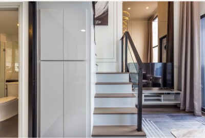 ไนท์บริดจ์ สเปซ รัชโยธิน / ห้อง ดูเพล็กซ์ ขนาด 38 ✔ ชั้น 32 ✔1Bed1Bath duplex