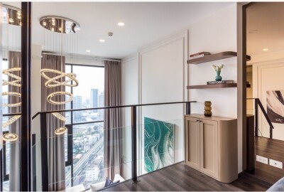 ไนท์บริดจ์ สเปซ รัชโยธิน / ห้อง ดูเพล็กซ์ ขนาด 38 ✔ ชั้น 32 ✔1Bed1Bath duplex