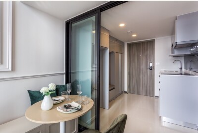 ไนท์บริดจ์ สเปซ รัชโยธิน / ห้อง ดูเพล็กซ์ ขนาด 38 ✔ ชั้น 32 ✔1Bed1Bath duplex